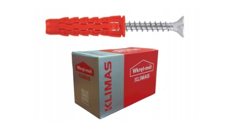 KOŁKI 6x30 Z WKRĘTEM 40MM ROZPOROWE SFXP 100szt